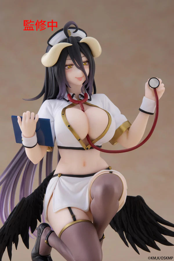 Overlord Desktop Cute Figure - Albedo (Nurse Ver.)