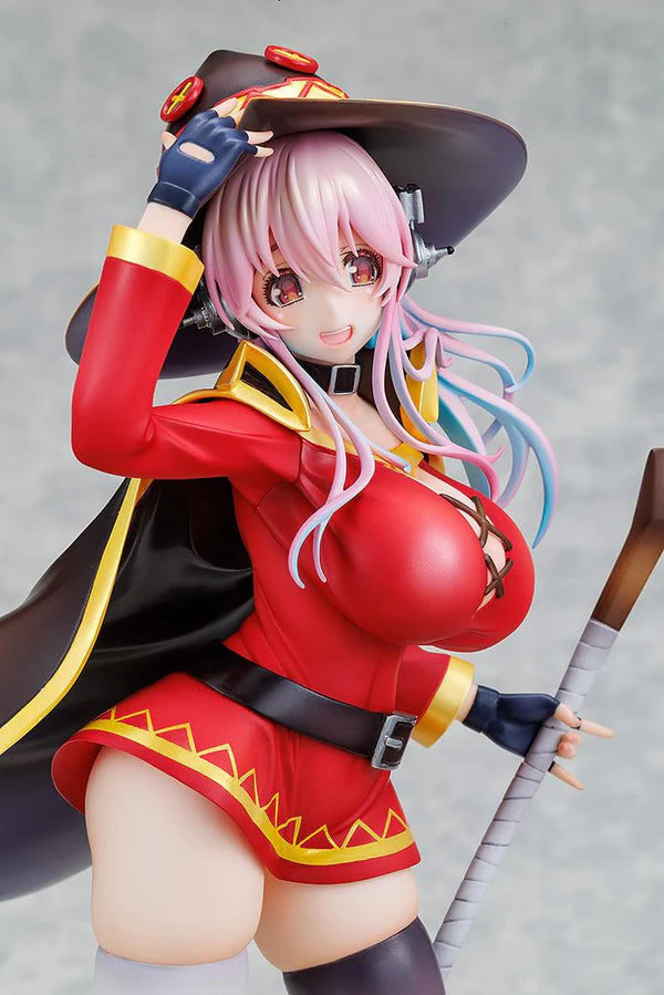 Super Sonico KONOSUBA - God's blessing on this wonderful world! Megumin collaboration ver. 1/7 Scale Figure
