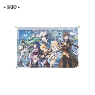 Genshin Impact 1st Anniversary Puzzle Acrylic Display