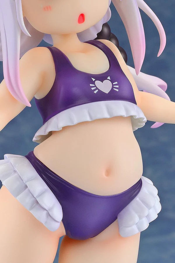 Miss Kobayashi's Dragon Maid Kanna Kamui: Excited to Wear a Swimsuit at Home Ver. (Purple) 1/6 Scale Figure