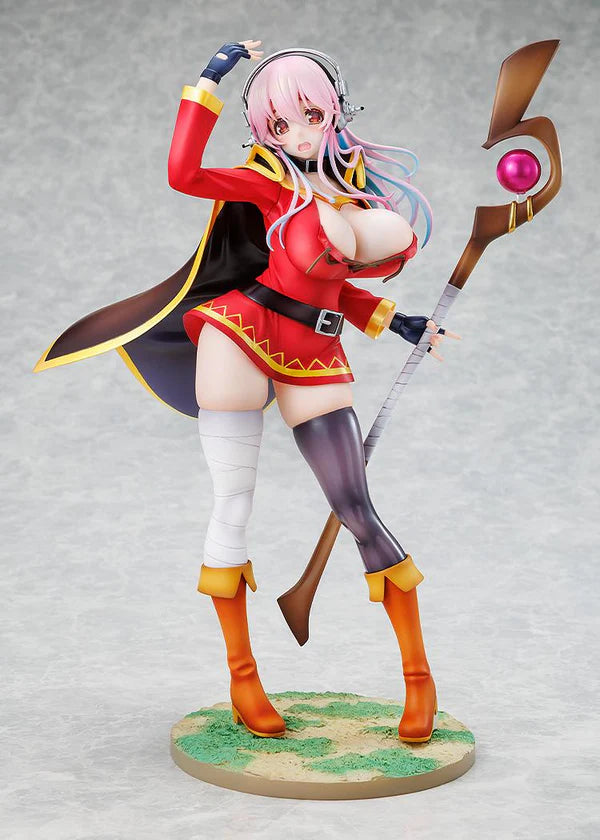 Super Sonico KONOSUBA - God's blessing on this wonderful world! Megumin collaboration ver. 1/7 Scale Figure