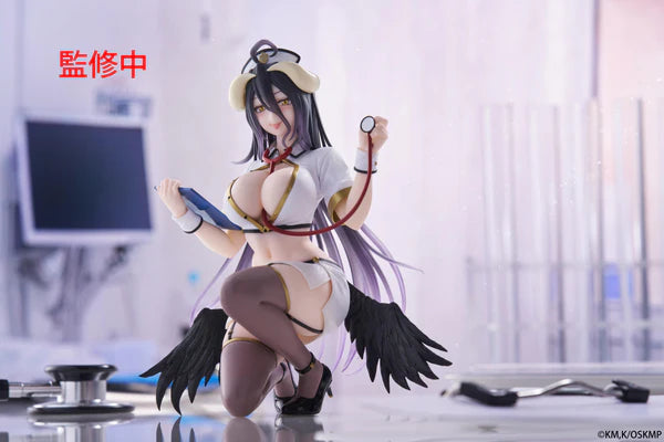 Overlord Desktop Cute Figure - Albedo (Nurse Ver.)
