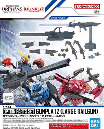 Option Parts Set Gunpla 12 (Large Railgun)