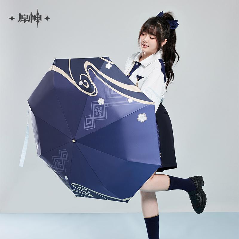 Genshin Impact Kamisato Ayaka Theme Foldable Umbrella
