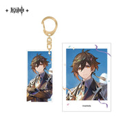 Genshin Impact Acrylic Keychain & Polaroid Card Set