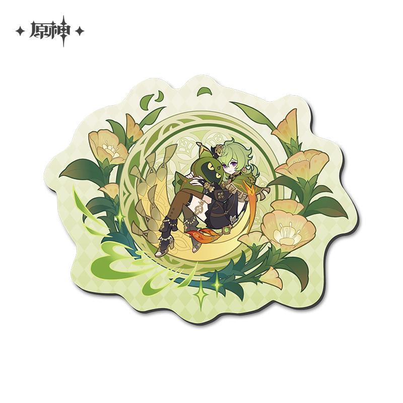 Genshin Impact Windblume's Breath Theme Die-cut Mouse Pad