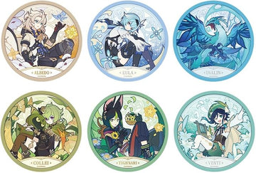 Genshin Impact Windblume's Breath Flowing Glitter Coaster