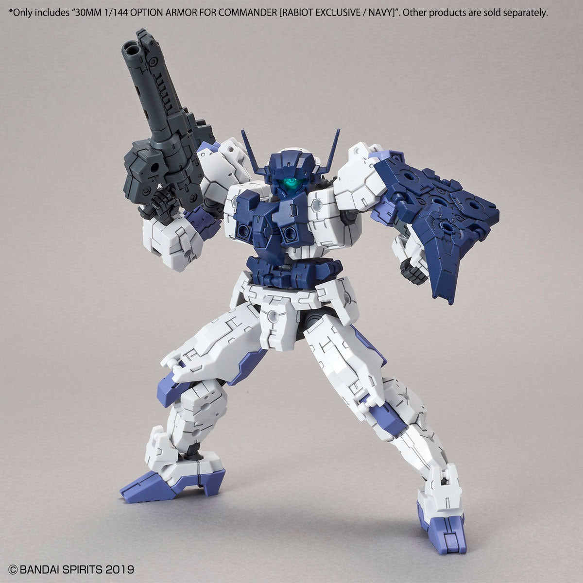 30MM 1/144 Option Armor For Commander [Rabiot Exclusive / Navy]