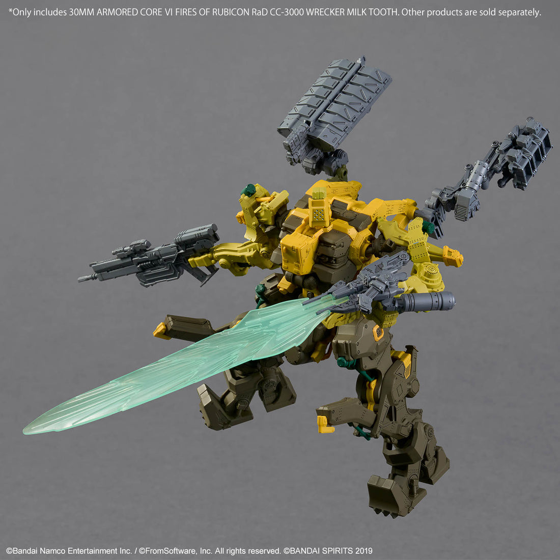 30MM ARMORED CORE VI FIRES OF RUBICON RaD CC-3000 WRECKER MILK TOOTH ARMOR CORE BANDAI HOBBY {Tag=Product Line}