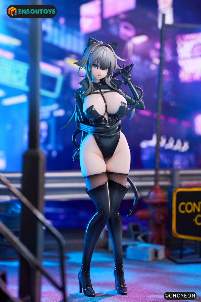 Cat Woman Happy-chan Different Color Edition 1/6 Scale Figure