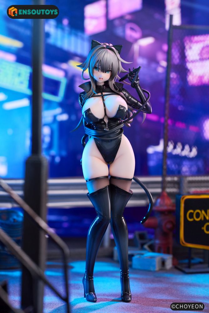 Cat Woman Happy-chan Different Color Edition 1/6 Scale Figure
