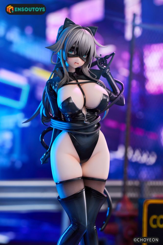 Cat Woman Happy-chan Different Color Edition 1/6 Scale Figure