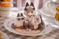 DLC Series Tea Time Cats x Siamese Cat Azuki-san Friendship Collaboration Exclusive Set Non Scale Figure