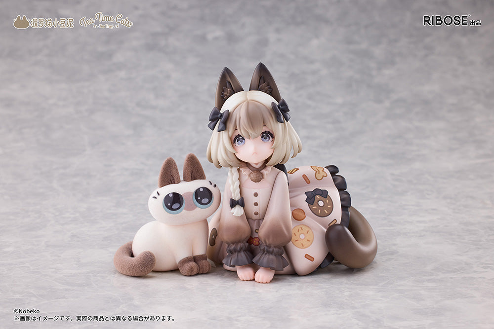 DLC Series Tea Time Cats x Siamese Cat Azuki-san Friendship Collaboration Exclusive Set Non Scale Figure