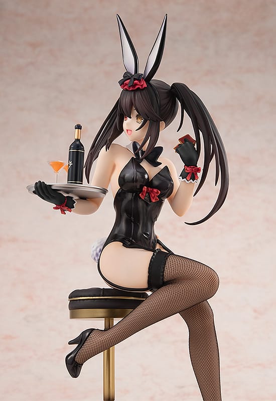 Date A Live Light Novel Kurumi Tokisaki: Black Bunny ver. 1/7 Scale Figure - KADOKAWA - Glacier Hobbies