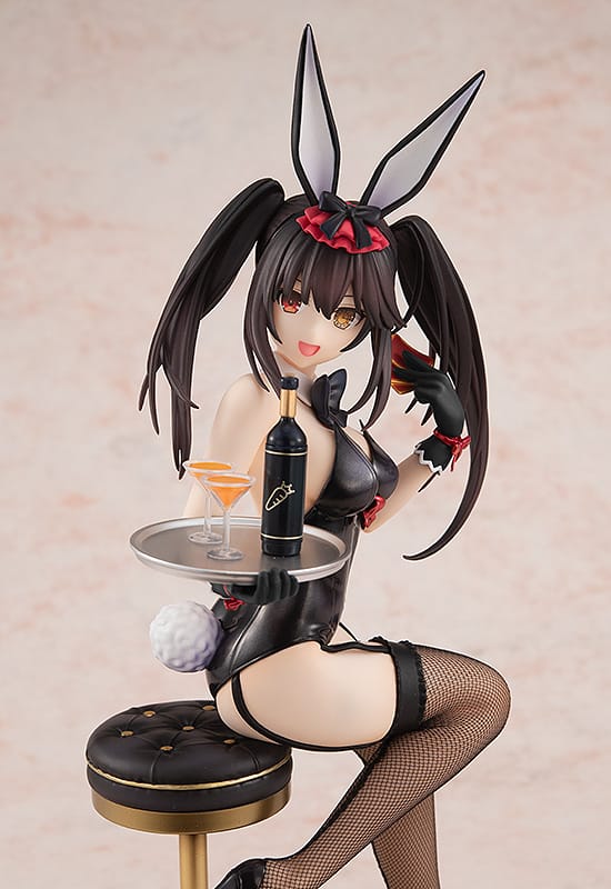 Date A Live Light Novel Kurumi Tokisaki: Black Bunny ver. 1/7 Scale Figure - KADOKAWA - Glacier Hobbies