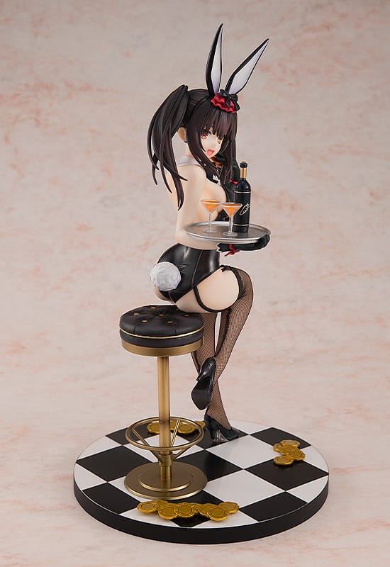 Date A Live Light Novel Kurumi Tokisaki: Black Bunny ver. 1/7 Scale Figure - KADOKAWA - Glacier Hobbies