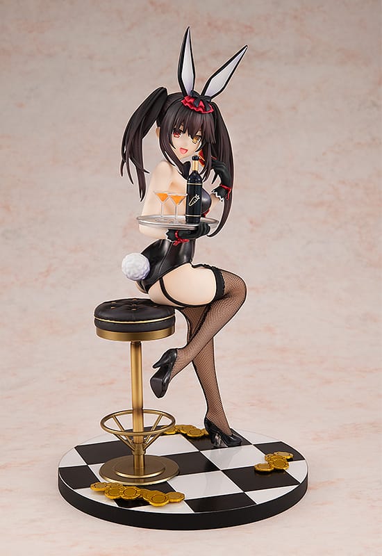 Date A Live Light Novel Kurumi Tokisaki: Black Bunny ver. 1/7 Scale Figure - KADOKAWA - Glacier Hobbies