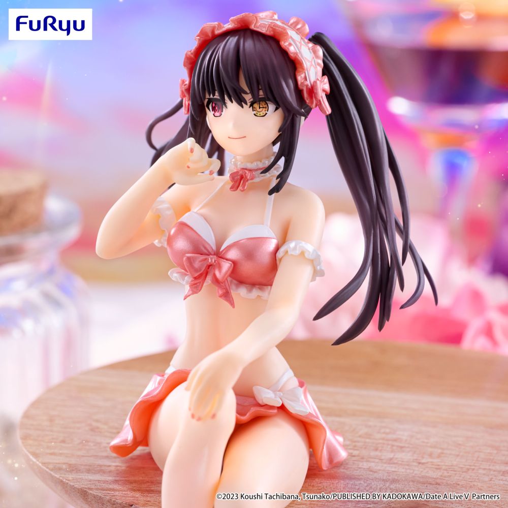 Date A LiveⅤ Noodle Stopper Figure -Kurumi Tokisaki Swimsuit Pastel Red Color ver