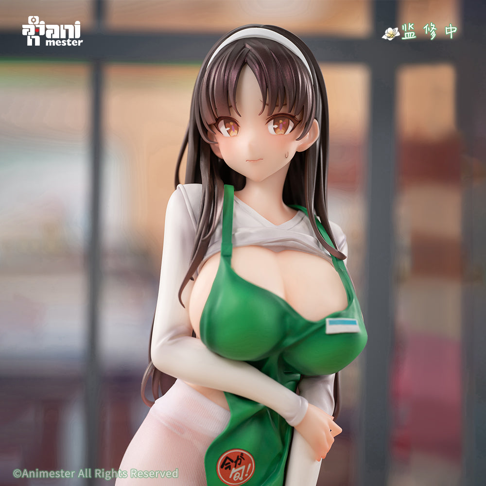 First Business! Mari Hanamiya the Gentle Shop Assistant illustration by POPQN 1/6 Scale Figure