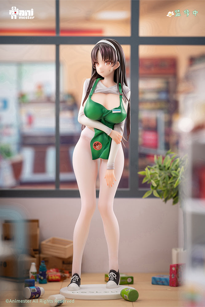 First Business! Mari Hanamiya the Gentle Shop Assistant illustration by POPQN 1/6 Scale Figure