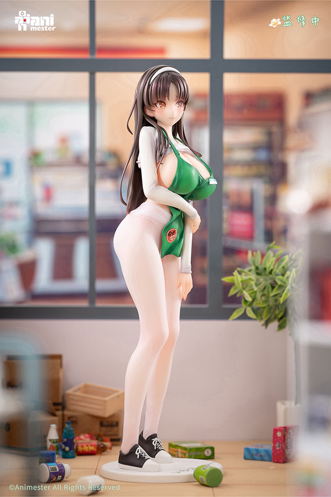 First Business! Mari Hanamiya the Gentle Shop Assistant illustration by POPQN 1/6 Scale Figure