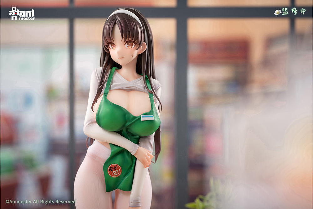 First Business! Mari Hanamiya the Gentle Shop Assistant illustration by POPQN 1/6 Scale Figure