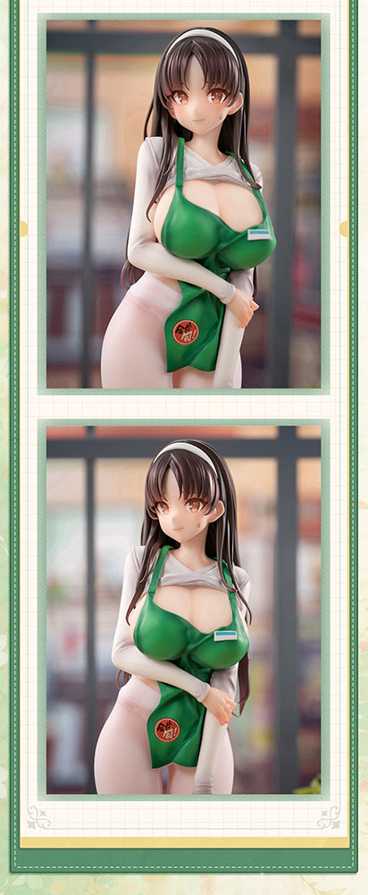 First Business! Mari Hanamiya the Gentle Shop Assistant illustration by POPQN 1/6 Scale Figure