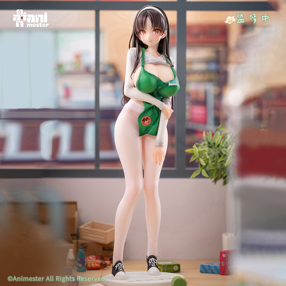 First Business! Mari Hanamiya the Gentle Shop Assistant illustration by POPQN 1/6 Scale Figure