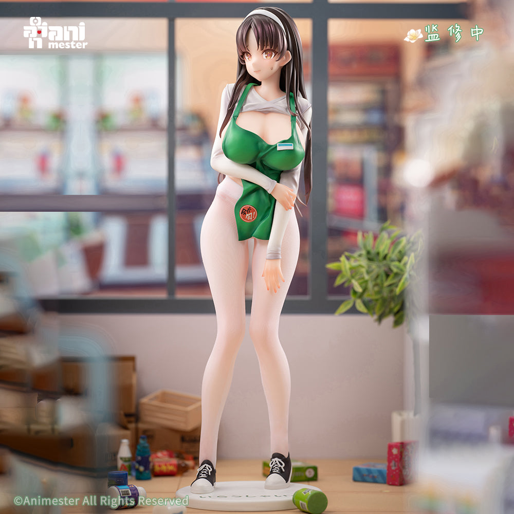 First Business! Mari Hanamiya the Gentle Shop Assistant illustration by POPQN 1/6 Scale Figure