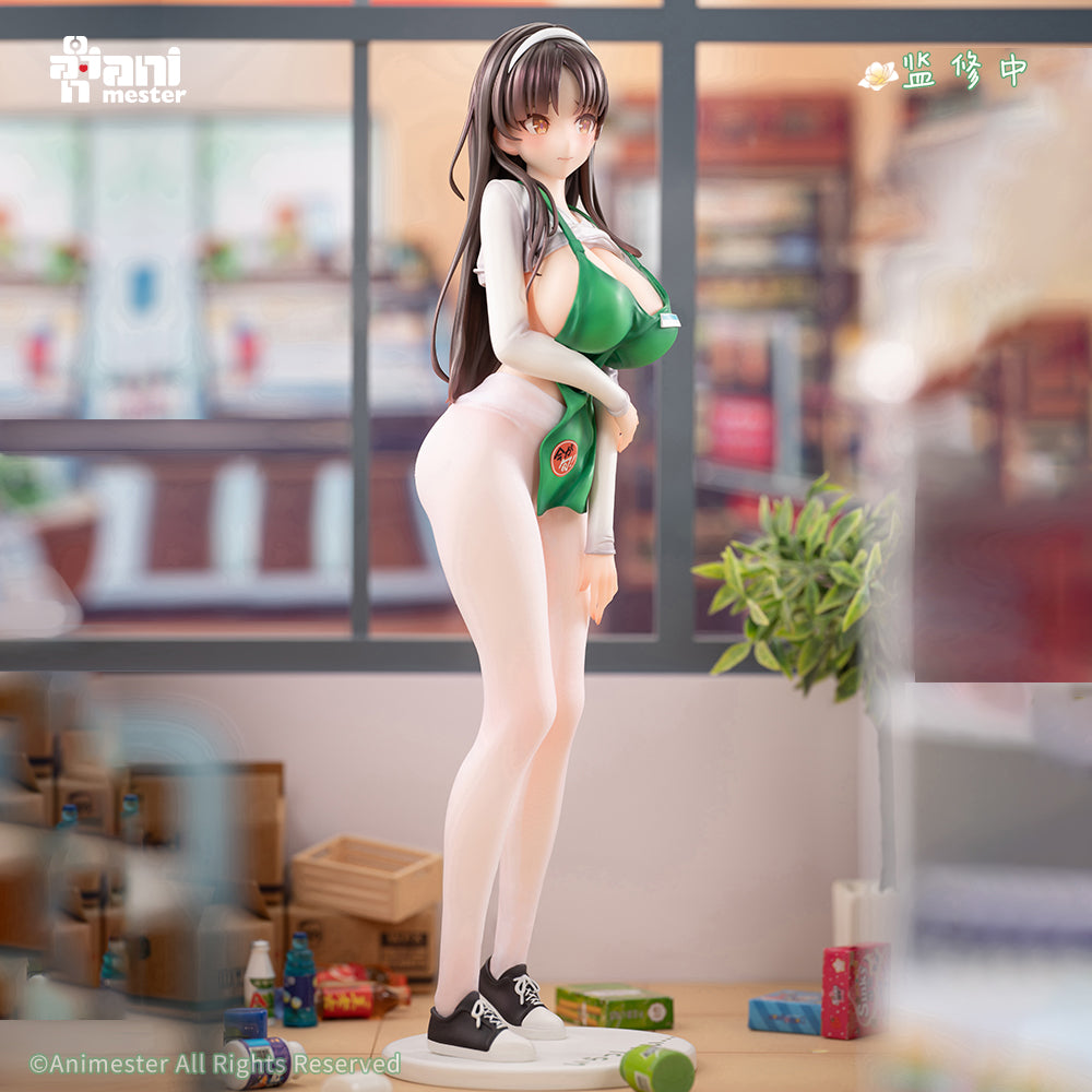 First Business! Mari Hanamiya the Gentle Shop Assistant illustration by POPQN 1/6 Scale Figure