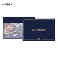 Genshin Impact OFFICIAL 2023 Desk Calendar - miHoYo - Glacier Hobbies