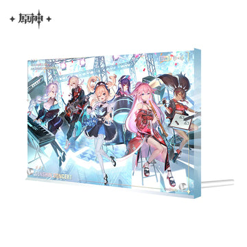 Genshin Impact OFFICIAL Thick Acrylic Display - 2022 ONLINE CONCERT SERIES ORNAMENT - miHoYo - Glacier Hobbies