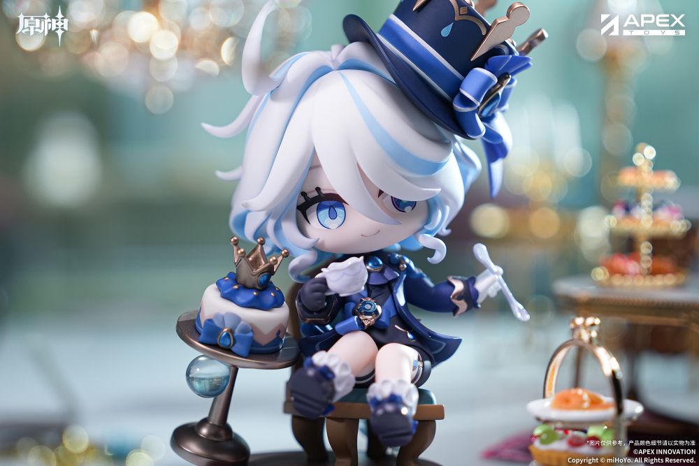 Genshin Impact Furina Amai Gogo no Sanbika Chibi Chara Non Scale Figure