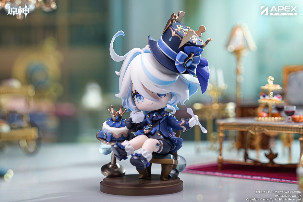 Genshin Impact Furina Amai Gogo no Sanbika Chibi Chara Non Scale Figure