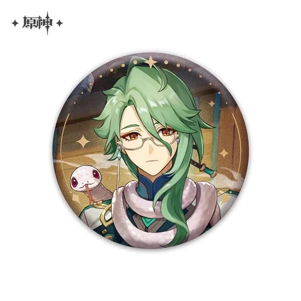 Genshin Impact Anecdote Series Character Can Badge