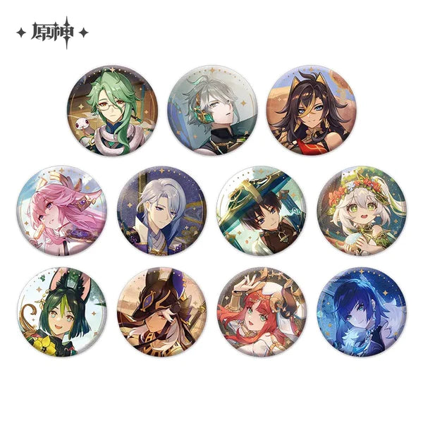 Genshin Impact Anecdote Series Character Can Badge