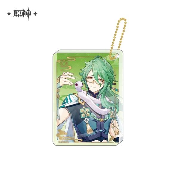 Genshin Impact Character Thick Acrylic Keychain Pendant Vol. 3
