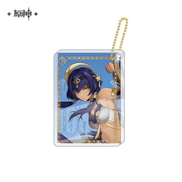 Genshin Impact Character Thick Acrylic Keychain Pendant Vol. 3
