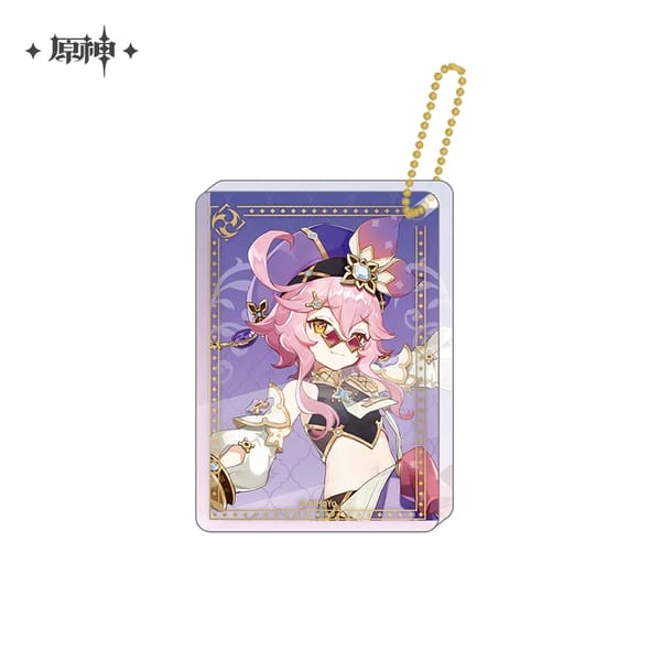 Genshin Impact Character Thick Acrylic Keychain Pendant Vol. 3