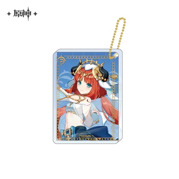 Genshin Impact Character Thick Acrylic Keychain Pendant Vol. 3