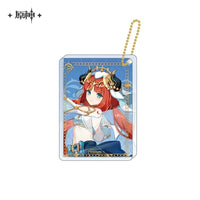 Genshin Impact Character Thick Acrylic Keychain Pendant Vol. 3