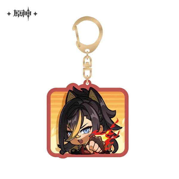 Genshin Impact Chibi Acrylic Keychain Series Pendant Vol. 3