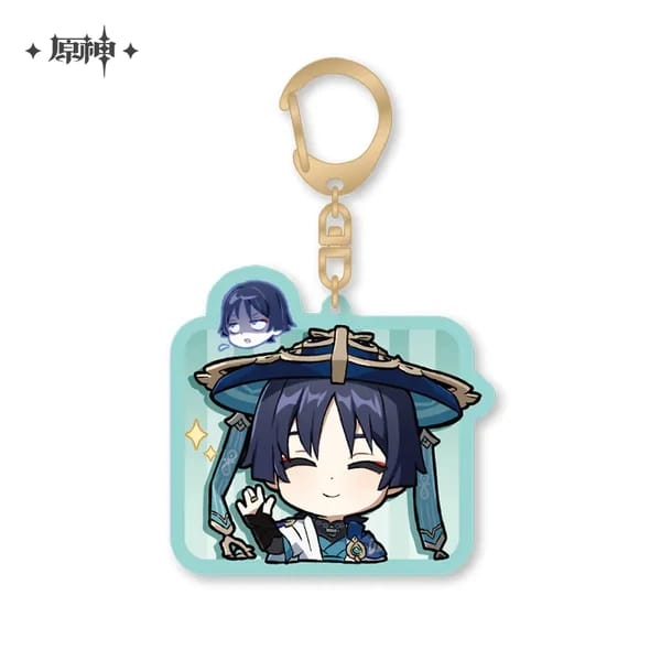 Genshin Impact Chibi Acrylic Keychain Series Pendant Vol. 3