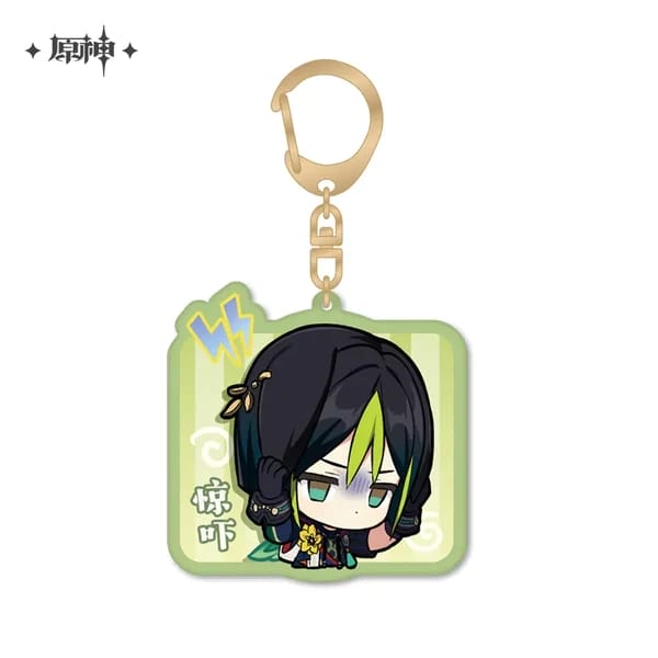 Genshin Impact Chibi Acrylic Keychain Series Pendant Vol. 3
