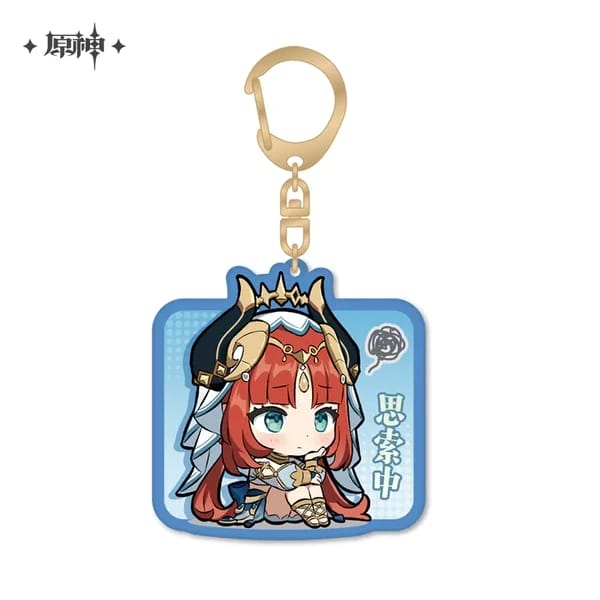 Genshin Impact Chibi Acrylic Keychain Series Pendant Vol. 3