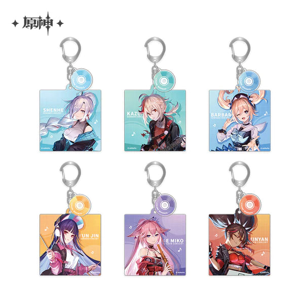 Genshin Impact Concert 2022 Series Acrylic Pendant