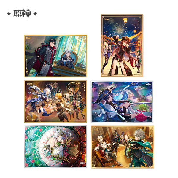 Genshin Impact Theme Series Shikishi Card Acrylic Bordered Poster