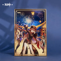 Genshin Impact Theme Series Shikishi Card Acrylic Bordered Poster