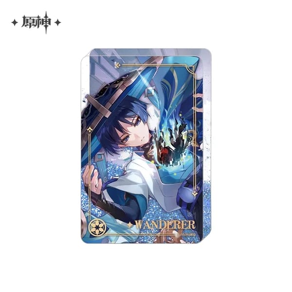 Genshin Impact Theme Acrylic Quicksand Block Pendant